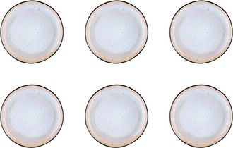 Bj&ouml;rn Borg Plato &Oslash;21,5cm - 6 Piezas - Blanco marfil
