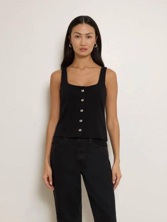 Nation Ltd Becka Tank Top In Jet Black