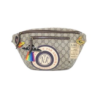 Gucci Beige Brown Gg Supreme Fanny Pack (Pre-Owned)
