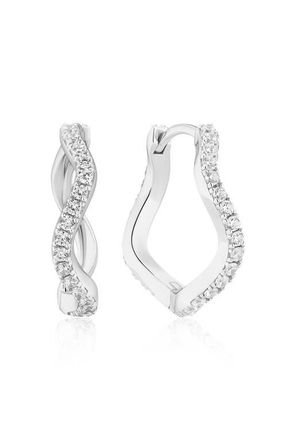 Sif Jakobs Jewellery Earrings Ellera Waves in 925 Sterling Silver at Nordstrom, Size Medium