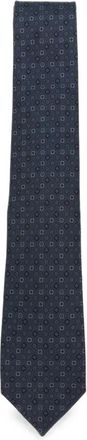 Ferragamo Heren, Accessoires, Blauw, Maat: ONE Size Zijde