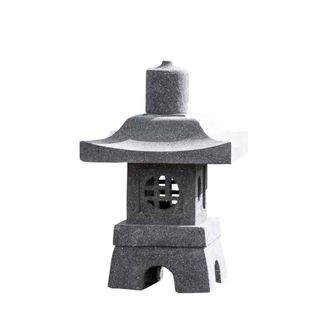 Wanda Collection Linterna de jard&iacute;n japon&eacute;s de piedra de lava 55 cm