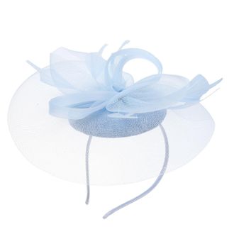 Frcolor Fascinator Mesh Headband Women Hair Accessories for Wedding Tea Party Banquet Bridal Headdress