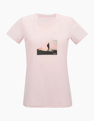 Regatta Womens Regatta Womens/Ladies Fingal Adventure Print T-Shirt - Pink Haze - Size: 22