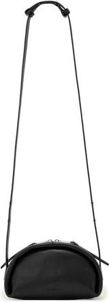 AllSaints Rosalie Arc Crossbody Bag in Black/silver at Nordstrom