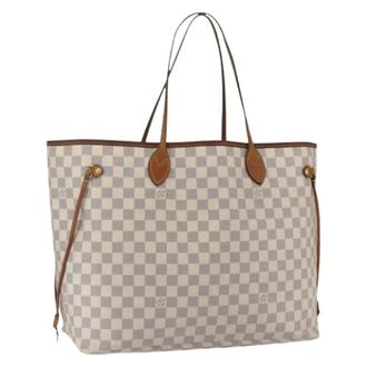 Louis Vuitton Pre-owned Tote Bags, female, White, Size: ONE SIZE Pre-owned Canvas Tote Bag
