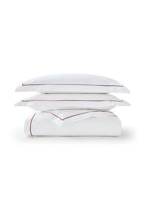 Christy Premium Luxury Sateen Cotton Duvet Cover Sets in Fuchsia at Nordstrom, Size Queen