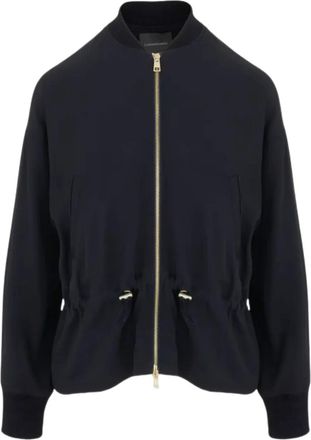 Lorena Antoniazzi Bomber con coulisse - Nero