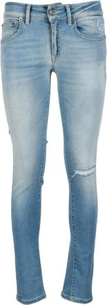 Dondup Gaia Zipper Jeans - Dames - Skinny Jeans - Blauw - W28 - Katoen - Jeans