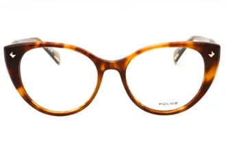 Police VPLM02 Cat Eye Acetate Eyeglasses - Tortoiseshell