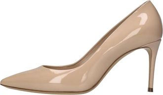 Casadei Julia Patent Leather Pumps - Dames - Pumps - Roze - 39 1/2 EU - Leer - Schoenen