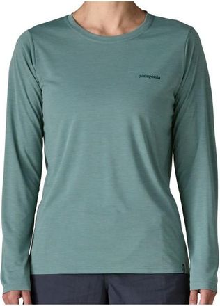 Patagonia L/S Cap Cool Daily Shirt Boardshort Logo Funktionsshirt f&uuml;r Damen | t&uuml;rkis