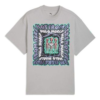 Puma Melo World T-Shirt Gray Echo 634606-02