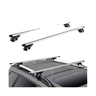 OEM Portaequipajes De Techo Vevor, Capacidad De Carga De 90 Kg, Rieles Laterales Ajustables, Construcci&oacute;n Ligera De Aluminio