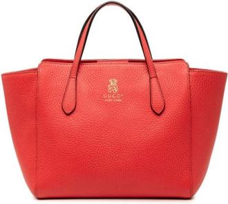 Gucci Pre-owned Mini Swing Handbag - Dames - Vintage Handtas - Rood - ONE Size - Leer - Vintage