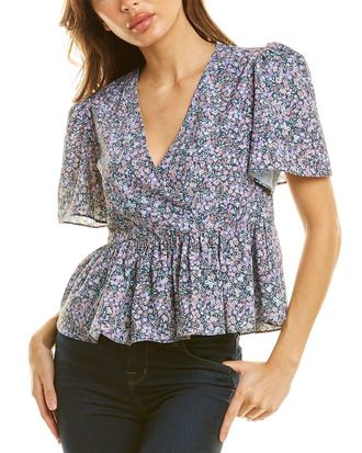 Celina Moon Surplice Blouse