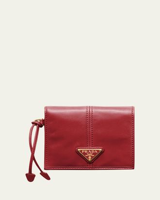 Prada Bifold Soft Leather Wallet