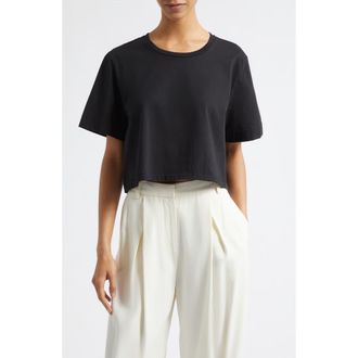 A.L.C. Kali Boxy T-Shirt in Black at Nordstrom, Size Xx-Small