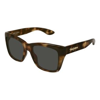 Saint Laurent SL 923 Zonnebril - Dames - Accessoires - Bruin - Maat: 55 MM Nylon