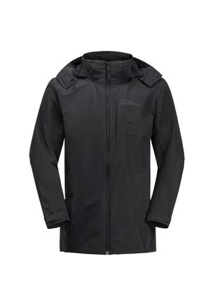 Jack Wolfskin Funktionsjacke JACK WOLFSKIN FERNBLICK 2L JKT M, Herren, Gr. M (50), schwarz, Hauptmaterial00% Polyester (recycled), Jacken Funktionsjacke
