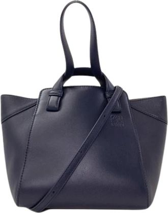 Loewe Pre-owned Handbag - Dames - Vintage Handtas - Blauw - ONE Size - Leer - Vintage