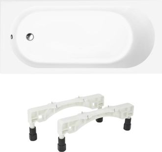 Villeroy & Boch Villeroy&boch - Ba&ntilde;era Recta 160 X 70 Villeroy Et Boch O Novo Solo Acr&iacute;lico Con Pies