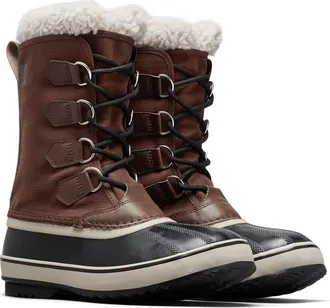 Sorel 1964 PAC Nylon Waterproof Boot in Tobacco/black at Nordstrom, Size 9.5