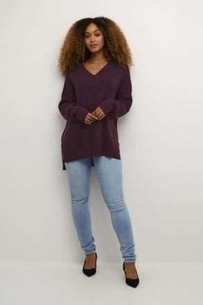 Culture Pullover Oversize fit wine