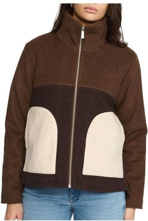 Selfhood Block Jacket Freizeitjacke f&uuml;r Damen | braun