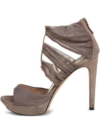 Fendi Sandali in rete 120mm 2023 - Grigio