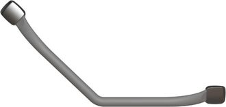 Pellet Barra De Apoyo En &Aacute;ngulo De 135&deg; Pellet Mana Grey