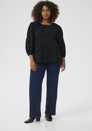 Kaffe Curve Overhemd met lang mouwen KClaima Overhemd met lang mouwen Regular fit black