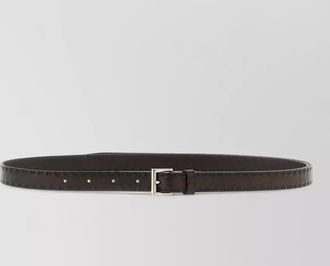 Prada leather slim belt