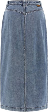 Zimmermann Denim Pencil Skirt - Light Blue