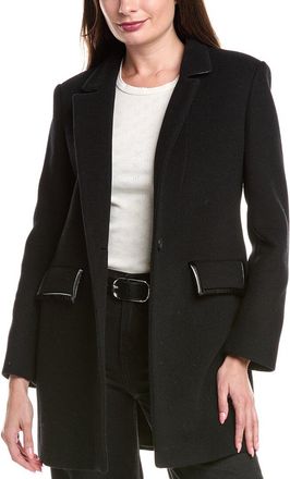 Maje Wool-Blend Coat