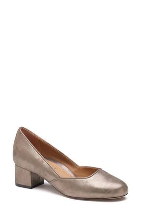 Johnston & Murphy Sienna Pump in Taupe Metallic Suede at Nordstrom, Size 7.5