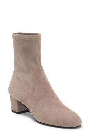 Stuart Weitzman Sofia Stretch Bootie in Topo Suede at Nordstrom Rack, Size 7.5
