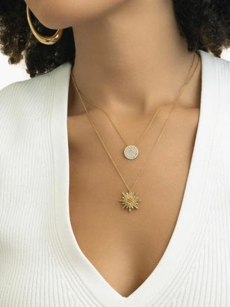 Lisa Nik Star Sapphire necklace - women - Sapphire - One Size - Gold