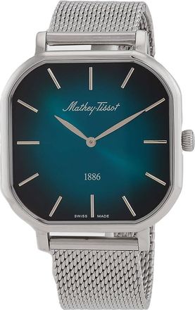 Mathey-Tissot Monsoon Square Quartz Green Dial Mens Watch H7917AV