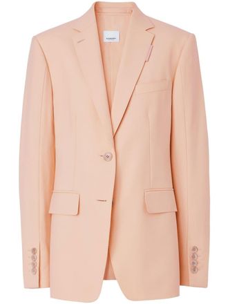 Burberry Blazer monopetto sartoriale - Rosa
