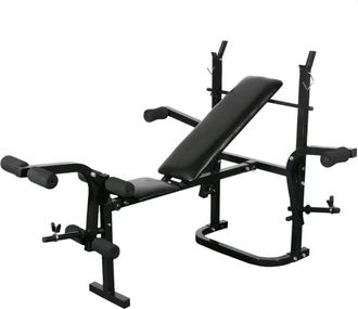 vidaXL Panca Pesi Nera - Vidaxl