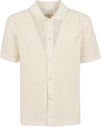 Maison Kitsun&eacute; Contemporary Sweater - Heren - Polos - Beige - M - Katoen - Tops