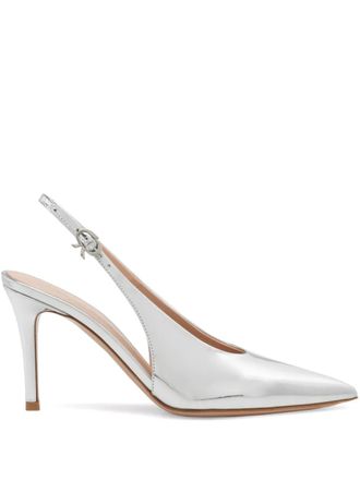 Gianvito Rossi 85mm Robbie pumps - Silver