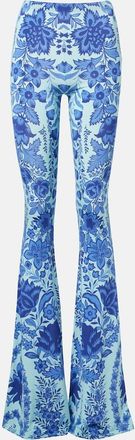 Etro Leggings flared de jersey estampados