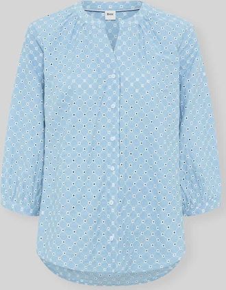 Brax Brax Regular Fit Bluse aus reiner Baumwolle Modell VELIA in Bleu, Gr&ouml;&szlig;e 36