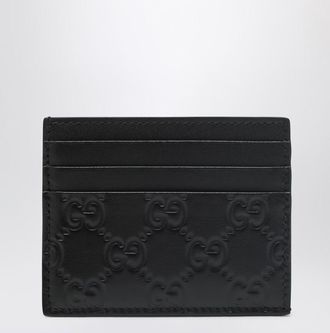Gucci Black GG Emblem card holder