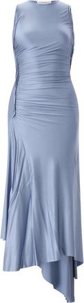 Victoria Beckham Lange Jurk - Dames - Feestkleedjes - Blauw - S - Kleedjes