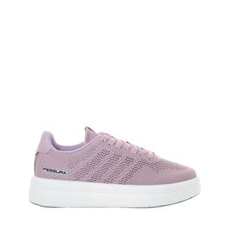 Fessura Sneakers, female, Pink, 7 UK, Breathable Rose Lycra Trainers