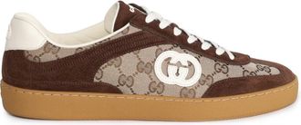Gucci Sneaker 2242 - Heren - Sneakers - Bruin - 41 EU - Leer - Schoenen