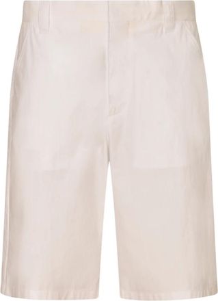 Moschino Stijlvolle Shorts voor Mannen en Vrouwen - Heren - Korte Broeken - Beige - L - Korte Broeken